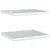 Produktbild 7 för Vägghyllor 2 st 50x40x3 cm silver rostfritt stål