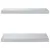 Produktbild 5 för Vägghyllor 2 st 50x30x3 cm silver rostfritt stål