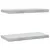 Produktbild 2 för Vägghyllor 2 st 50x23,5x3 cm silver rostfritt stål