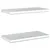 Produktbild 7 för Vägghyllor 2 st 50x23,5x3 cm silver rostfritt stål