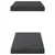 Produktbild 6 för Vägghyllor 2 st 100x23,5x3 cm svart rostfritt stål