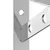 Produktbild 10 för Hyllfästen 4 st 15x2,5x11,5 cm silver rostfritt stål