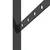 Produktbild 9 för Hyllfästen 4 st 30x2,5x15,5 cm svart rostfritt stål