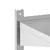 Produktbild 8 för Vägghyllor 2 nivåer 75x23,5x60 cm silver rostfritt stål