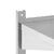 Produktbild 8 för Vägghyllor 2 nivåer 50x23,5x60 cm silver rostfritt stål