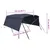 Produktbild 12 för Båtkapell med 4 bågar 243x(230-244)x137 cm