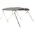Produktbild 3 för Båtkapell med 4 bågar 243x(230-244)x137 cm