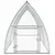 Produktbild 5 för Hönsbur silver 300x105x120 cm galvaniserat stål