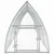 Produktbild 4 för Hönsbur silver 600x105x120 cm galvaniserat stål