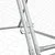 Produktbild 8 för Hönsbur silver 400x105x91 cm galvaniserat stål