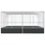 Produktbild 5 för Voljär silver 418x414x212 cm stål