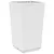 Produktbild 4 för Odlingslådor 2 st vit 32,5x32,5x57 cm PP