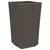 Produktbild 4 för Odlingslådor 4 st brun 32,5x32,5x57 cm PP