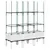 Produktbild 2 för Odlingslåda med spaljé vit 120x40x142,5 cm PP