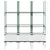 Produktbild 3 för Odlingslåda med spaljé vit 120x40x142,5 cm PP