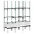 Produktbild 5 för Odlingslåda med spaljé vit 120x40x142,5 cm PP