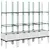 Produktbild 5 för Odlingslåda med spaljé vit 160x40x142,5 cm PP