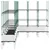 Produktbild 4 för Odlingslåda med spaljé vit 200x160x142,5 cm PP