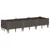 Produktbild 2 för Odlingslåda med piggar brun 125x40x28,5 cm PP