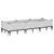 Produktbild 5 för Odlingslåda med piggar vit 125x40x28,5 cm PP