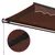 Produktbild 7 för Markis manuellt infällbar brun 400x350 cm