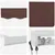 Produktbild 10 för Markis automatiskt infällbar 450x300 cm brun
