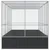 Produktbild 4 för Voljär med utbyggnad silver 418x207x212 cm stål