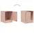 Produktbild 10 för Sängskåp rosa 34,5x39x44 cm stål