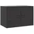 Produktbild 5 för TV-skåp 2 st svart 67x39x44 cm stål