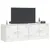 Produktbild 4 för TV-skåp 2 st vit 67x39x44 cm stål