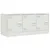 Produktbild 2 för TV-skåp vit 99x39x44 cm stål