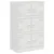 Produktbild 2 för Skänk vit 67x39x107 cm stål