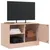 Produktbild 4 för TV-skåp 2 st rosa 67x39x44 cm stål