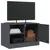 Produktbild 4 för TV-skåp 2 st antracit 67x39x44 cm stål