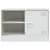 Produktbild 5 för TV-skåp 2 st vit 67x39x44 cm stål