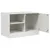 Produktbild 7 för TV-skåp 2 st vit 67x39x44 cm stål