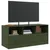 Produktbild 4 för TV-skåp olivgrön 99x39x44 cm stål
