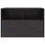 Produktbild 5 för TV-skåp 2 st svart 67x39x44 cm stål