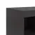 Produktbild 10 för Högskåp svart 67x39x95 cm stål