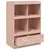 Produktbild 7 för Högskåp rosa 67x39x95 cm stål