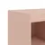 Produktbild 10 för Högskåp rosa 67x39x95 cm stål