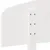 Produktbild 7 för Huvudgavel vit 120 cm massiv furu