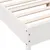 Produktbild 7 för Sängram med huvudgavel vit 140x200 cm massiv furu