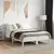 Produktbild 3 för Sängram med huvudgavel vit 135x190 cm massiv furu