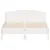 Produktbild 4 för Sängram med huvudgavel vit 120x190 cm massiv furu