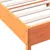 Produktbild 7 för Sängram med huvudgavel vaxbrun 140x190 cm massiv furu