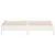 Produktbild 4 för Sängram vit 200x200 cm massiv furu