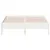 Produktbild 4 för Sängram vit 150x200 cm massiv furu