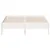 Produktbild 4 för Sängram vit 120x200 cm massiv furu