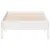 Produktbild 4 för Sängram vit 100x200 cm massiv furu